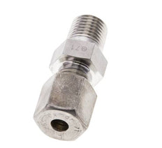 Raccord à compression droit 1/4'' NPT mâle x 6S en acier inoxydable 630 Bar DIN 2353