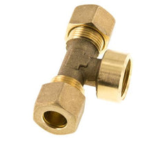 Raccord à compression en T en laiton G 1/2'' x 12mm 75 Bar DIN EN 1254-2