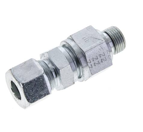 Clapet anti-retour hydraulique à bague coupante 12S (M20x1.5) & G3/8'' mâle Acier 1-400bar (15-5800)psi Filetage de tube ISO 8434-1