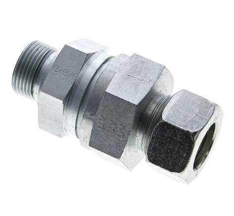 Clapet anti-retour hydraulique à bague coupante 22L (M30x2) & G3/4'' mâle Acier 1-160bar (15-2320)psi Filetage-Tube ISO 8434-1