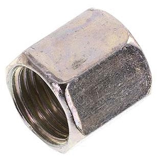 M52x2 x 42L Acier zingué Ecrou-raccord pour bague coupante