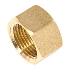 Écrou-raccord en laiton M20x1.5 x 14mm pour raccord à compression [2 pièces].