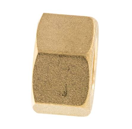 Écrou-raccord en laiton M20x1.5 x 14mm pour raccord à compression [2 pièces].