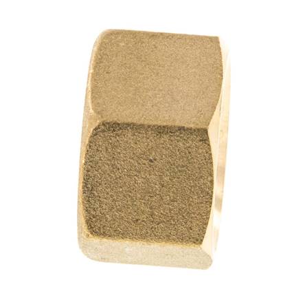 Écrou-raccord en laiton M20x1.5 x 14mm pour raccord à compression [2 pièces].