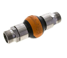 Joint D'Expansion En Caoutchouc Fileté DN32 R 1-1/4'' (Mâle)-R 1-1/4'' (Mâle) EPDM Acier Inoxydable