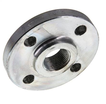 Bride Filetéee DN25-PN16 Rp 1'' Acier Galvanisé DIN 2566