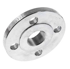 Bride Filetée DN50-PN16 Rp 2'' Acier Galvanisé DIN 2566 Et EN 1092-1 (Type 13)