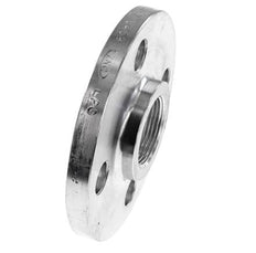 Bride Filetée DN125-PN16 Rp 5'' Acier Galvanisé DIN 2566 Et EN 1092-1 (Type 13)