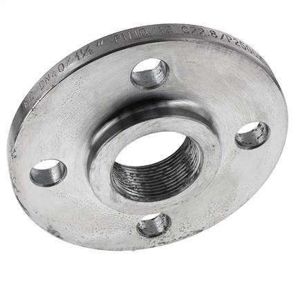 Bride Filetéee DN40-PN16 Rp 1-1/2'' Acier Galvanisé DIN 2566