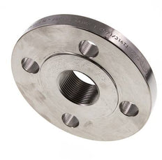 Bride Filetée DN100-PN40 Rp 4'' Acier Inoxydable 1.4571 DIN 2567 Et EN 1092-1 (Type 13)