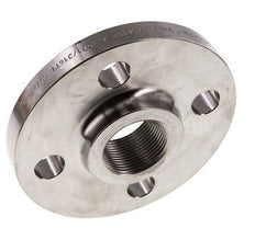 Bride Filetéee DN32-PN16 (EN) Rp 1-1/4'' Acier Inoxydable 1.4571 EN 1092-1 (type 13)
