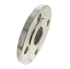 Bride Filetée DN80-PN40 Rp 3'' Acier Galvanisé DIN 2567 Et EN 1092-1 (Type 13)