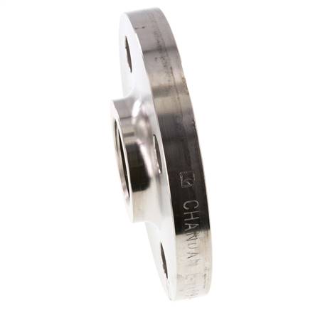 Bride Filetéee DN40-PN40 Rp 1-1/2'' Acier Inoxydable 1.4571 EN 1092-1 (type 13)