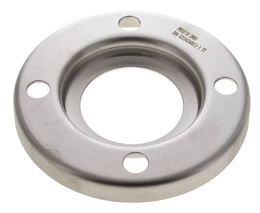 Flasque Libre DN65-PN10 Acier Inoxydable 1.4301 Pressé Semblable À DIN 2642