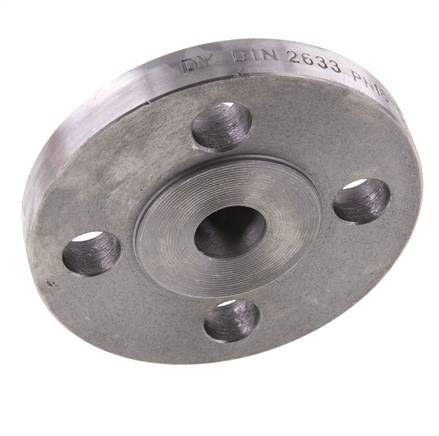 Bride De Soudage DN15-PN16 21.3mm Acier Noir DIN 2633