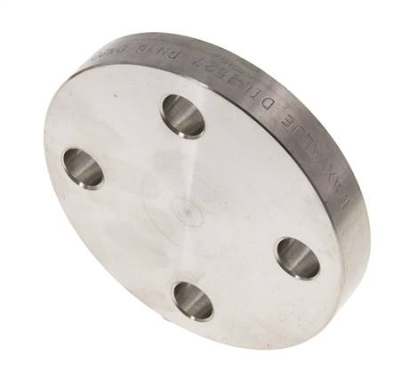 Flasque Aveugle DN20-PN16 Acier Inoxydable 1.4571 DIN 2527