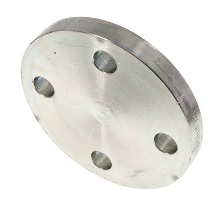 Flasque Aveugle DN80-PN6 Acier Galvanisé DIN 2527 Et EN 1092-1 (Type 05)