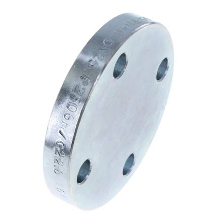 Flasque Aveugle DN50-PN40 Acier Galvanisé DIN 2527 Et EN 1092-1 (Type 05)