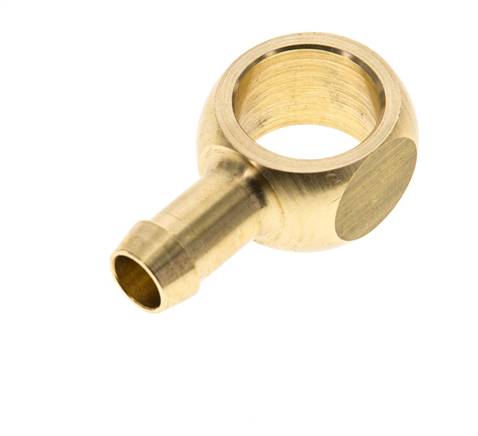 Raccord banjo en laiton de 9 mm (3/8'') et G3/8'' avec embout pour tuyau flexible