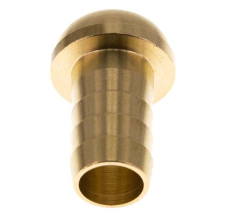 Embout de tuyau en laiton de 13 mm (1/2'') sans écrou-raccord (G3/4'') 13.5mm [2 Pièces].