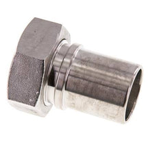 32 mm (1-1/4'') & G1-1/4'' Acier inoxydable 1.4401 Barre à tuyau Écrou-union Joint plat PTFE Colliers de securite EN 14420-5 (DIN 2817)