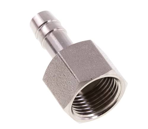 G 3/8'' x 8mm Barbe de tuyau en acier inoxydable 40 Bar