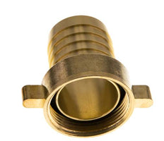 G Embout de tuyau en laiton 1 1/2'' x 38mm avec joint NBR et écrou à ailettes 16 Bar