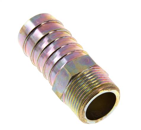 G 3/4'' Mâle x 25mm Acier zingué Embout de tuyau 25 Bar