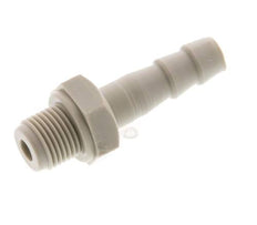 G 1/8'' mâle x 6mm barbe de tuyau en polypropylène (PP) 10 Bar