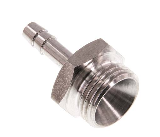 G 1/2'' mâle x 6mm barbillon de tuyau en acier inoxydable 40 Bar