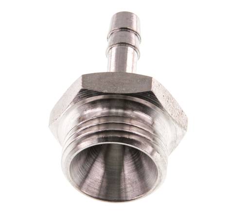 G 1/2'' mâle x 6mm barbillon de tuyau en acier inoxydable 40 Bar