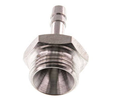 G 1/2'' mâle x 6mm barbillon de tuyau en acier inoxydable 40 Bar