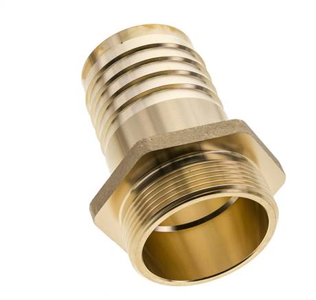 G Embout de tuyau en laiton 2'' mâle x 25 mm 16 Bar