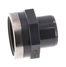 Raccord PVC mâle femelle 50 mm x femelle Rp 2