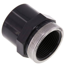 Raccord PVC femelle femelle femelle 40mm x femelle Rp 1 1/4