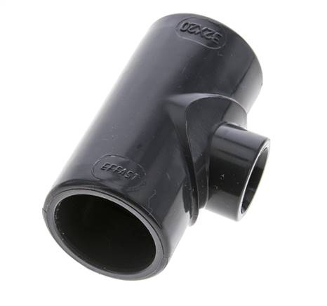 Raccord en T réducteur en PVC à emboîtement de 32 à 20mm [2 Pièces]