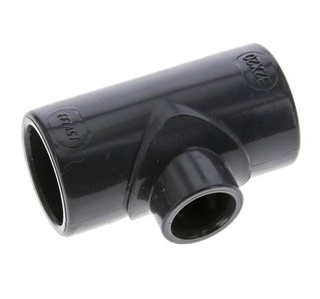 Raccord en T réducteur en PVC à emboîtement de 32 à 20mm [2 Pièces]