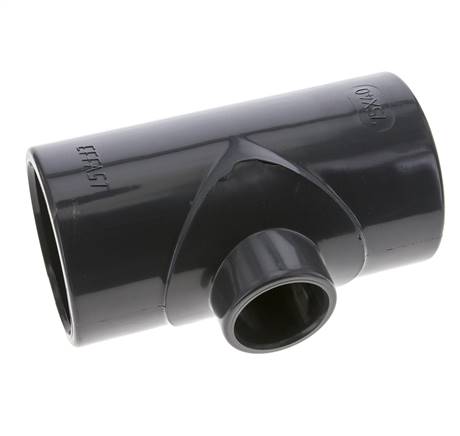 Té de réduction en PVC Douille 75 à 40mm
