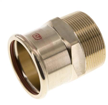 Raccord à sertir - 54mm Femelle & R 2'' Mâle - Alliage de cuivre
