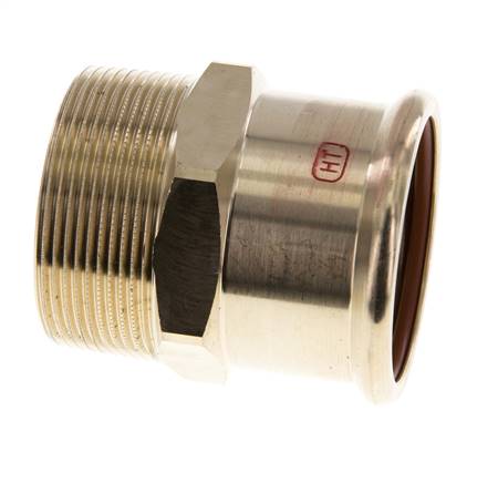 Raccord à sertir - 54mm Femelle & R 2'' Mâle - Alliage de cuivre