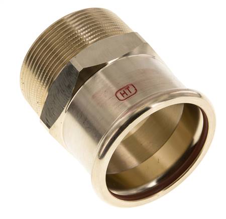 Raccord à sertir - 54mm Femelle & R 2'' Mâle - Alliage de cuivre