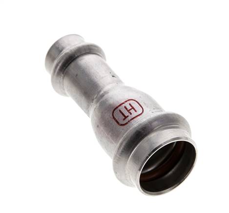 Raccord à sertir - 15mm Femelle & 22mm - Acier inoxydable