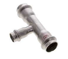 Raccord en T à sertir - 15mm Femelle & 22mm - Acier inoxydable