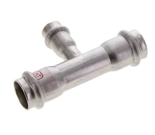 Raccord en T à sertir - 15mm Femelle & 22mm - Acier inoxydable