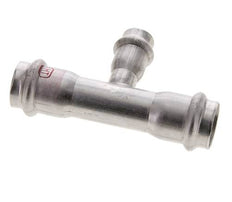 Raccord en T à sertir - 15mm Femelle & 22mm - Acier inoxydable