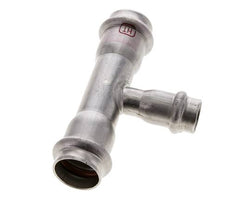 Raccord en T à sertir - 15mm Femelle & 22mm - Acier inoxydable