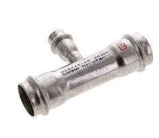 Raccord en T à sertir - 15mm Femelle & 28mm - Acier inoxydable