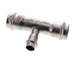 Raccord en T à sertir - 15mm Femelle & 28mm - Acier inoxydable