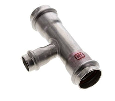 Raccord en T à sertir - 18mm Femelle & 28mm - Acier inoxydable