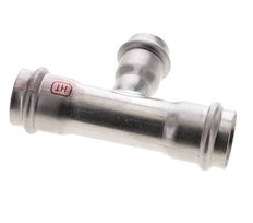 Raccord en T à sertir - 22mm Femelle & 28mm - Acier inoxydable